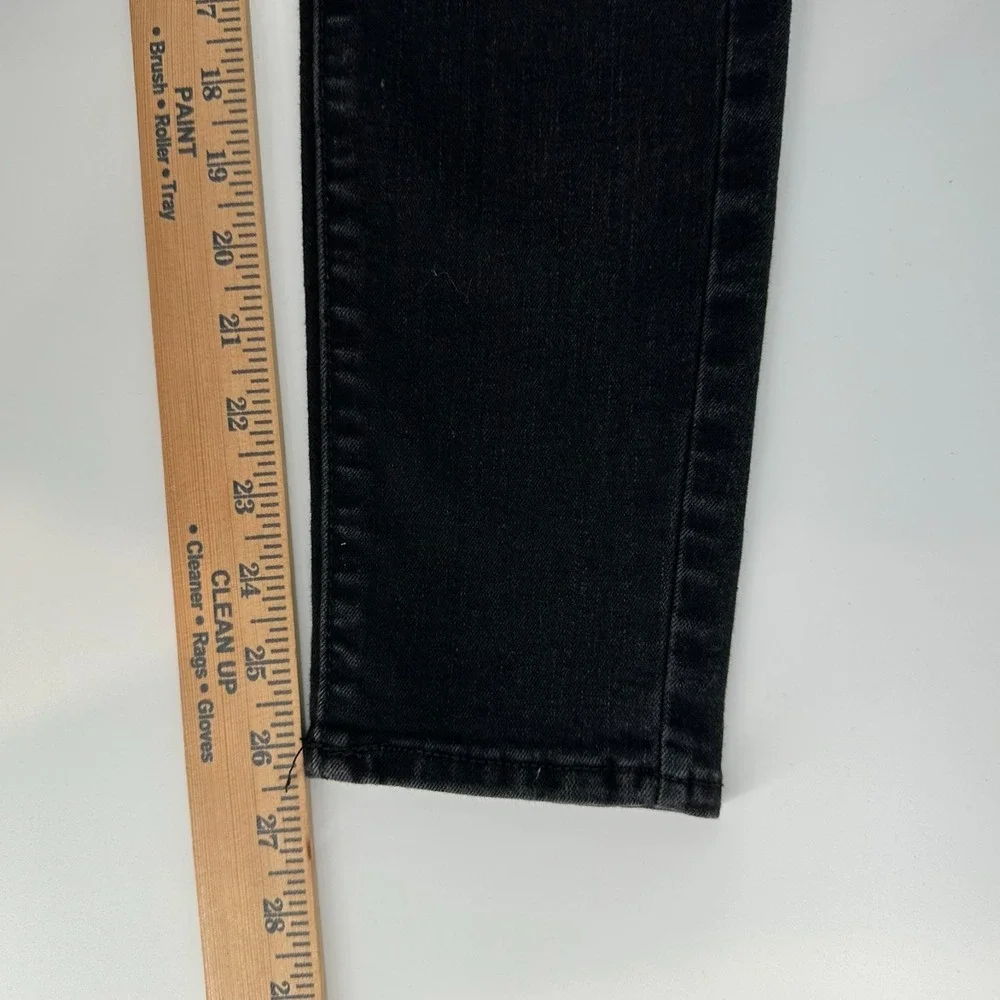 Old Navy Jeans Womens 8 Short Black High Rise Rockstar Super Skinny Everyday‎